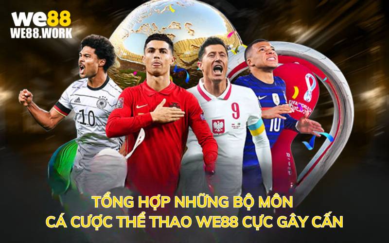 Tổng hợp những bộ môn cá cược thể thao We88 cực gây cấn